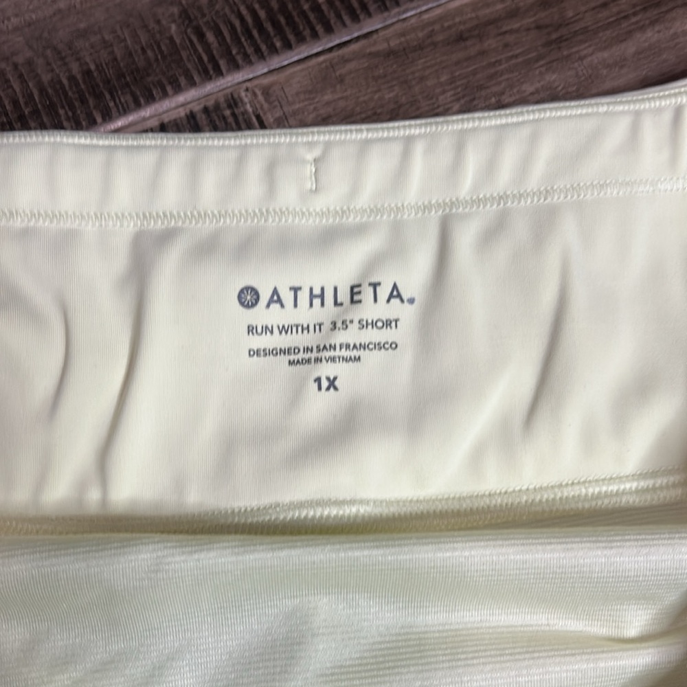 EUC Athleta Run With It Shorts 1X - Picture 3 of 4